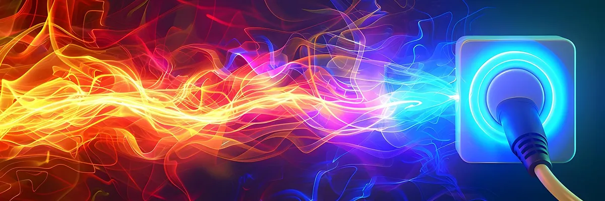 Energie Abstrakte Visualisierung: Steckdose als grafisches Element – steht für Energiefluss, Anschlussmöglichkeiten und technische Versorgung.